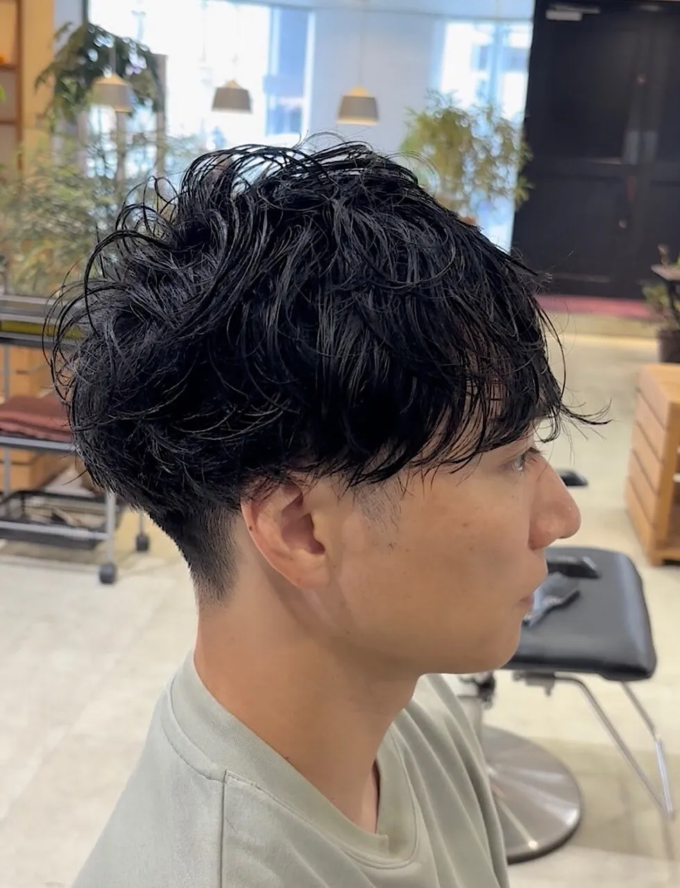 メンズシャドウパーマ