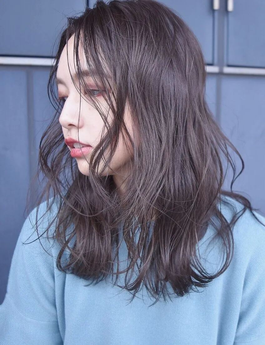 【hoNua.】透け感パールグレー