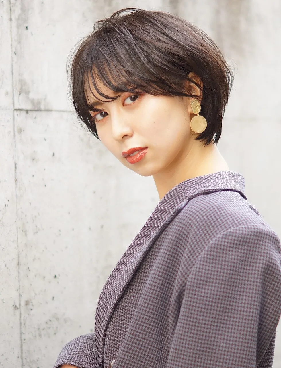 大人ショートボブ